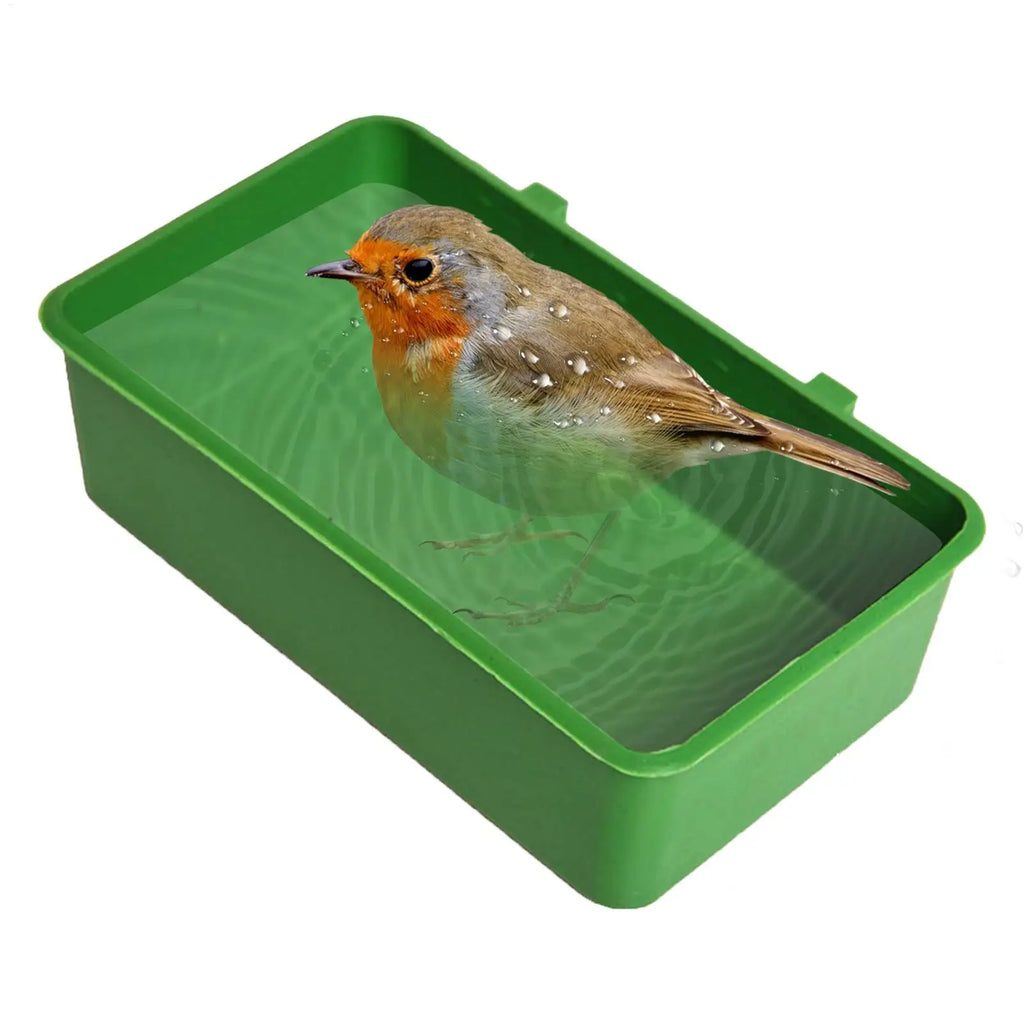 Bird Parrot Water Bath Tub Pet Bird Bowl Parrots Parakeet Birdbath Cage Hanging Small Parrot Cage Pet Bird Cage Accessories