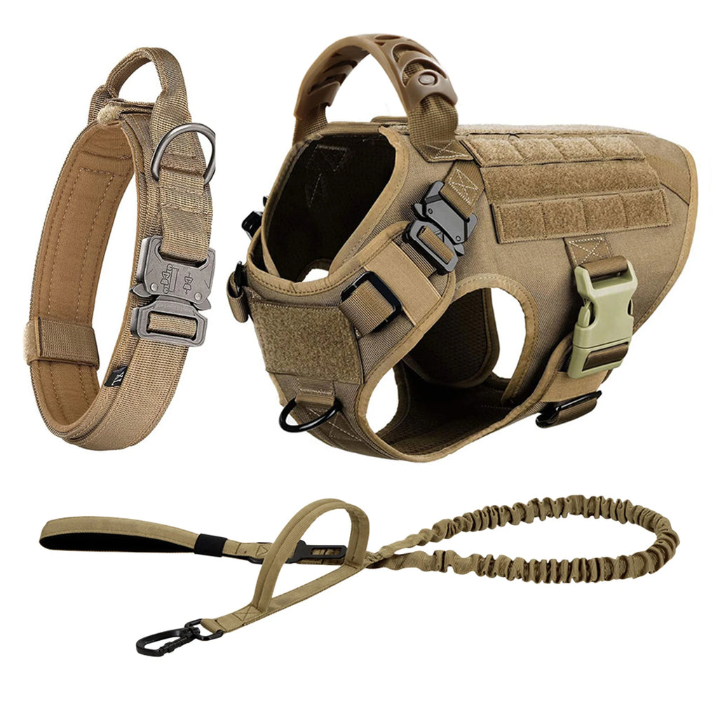 Dog Harness & Leash Set — Training Walking Vest for Medium & Large Dogs