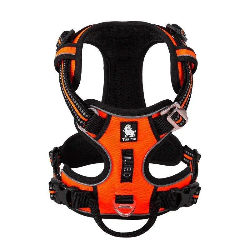No-Pull Reflective Step-In Dog Harness — Adjustable & Comfortable