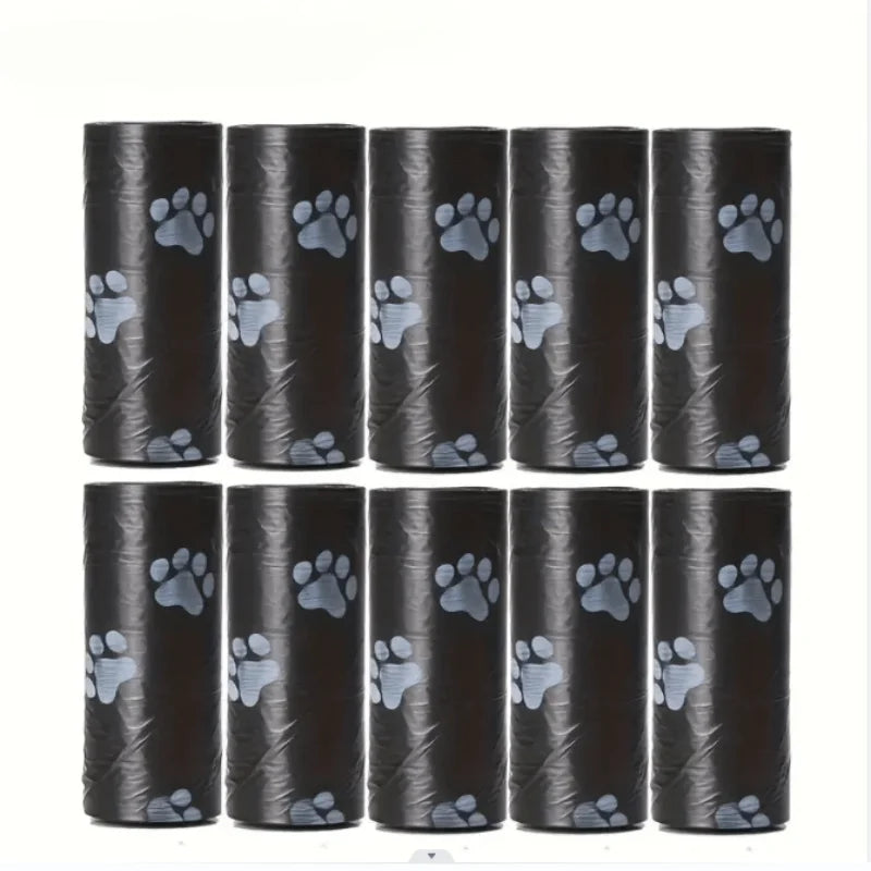 Thickened Pet Waste Bags for Dogs & Cats — 150 Bags / 10 Rolls