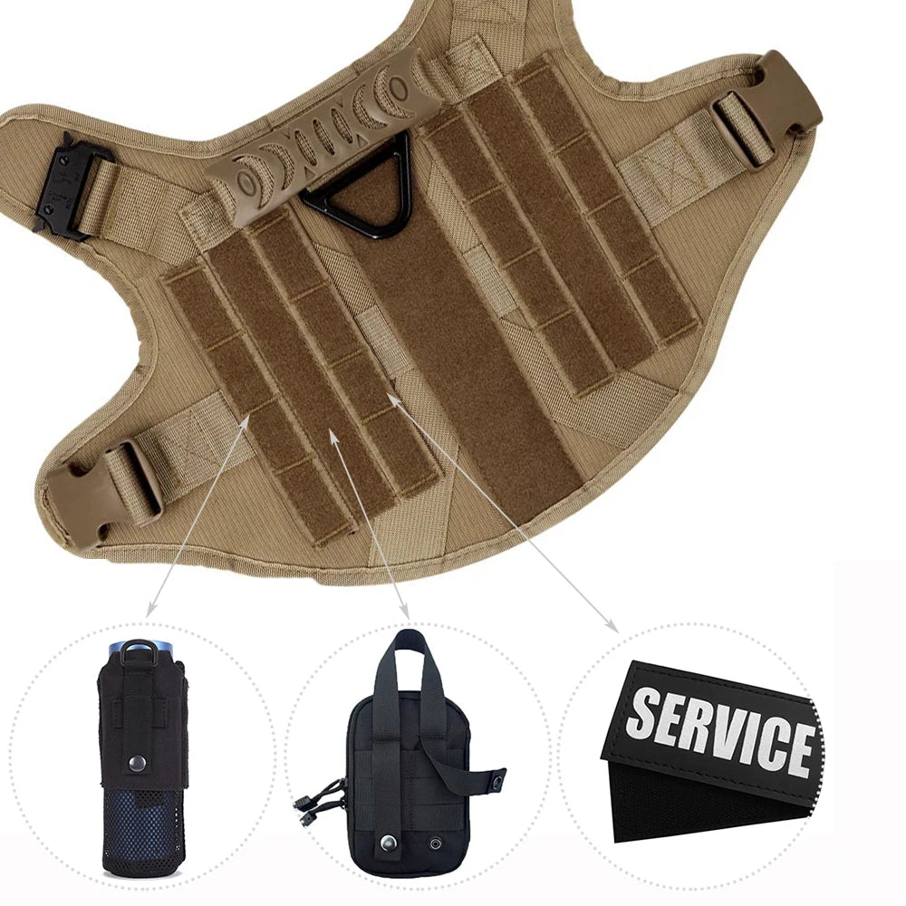 Dog Harness & Leash Set — Training Walking Vest for Medium & Large Dogs