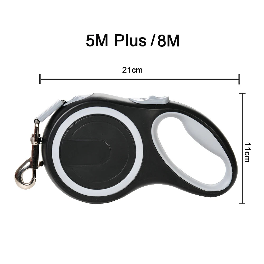 Retractable Dog Leash — Adjustable 5M/8M
