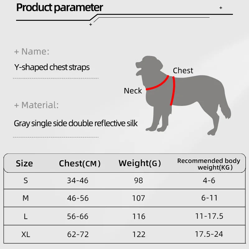 Adjustable Reflective Dog Harness for Small, Medium & Large Dogs