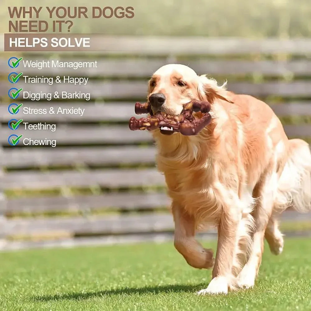 Indestructible Gorilla Dog Chew Toy for Aggressive Chewers