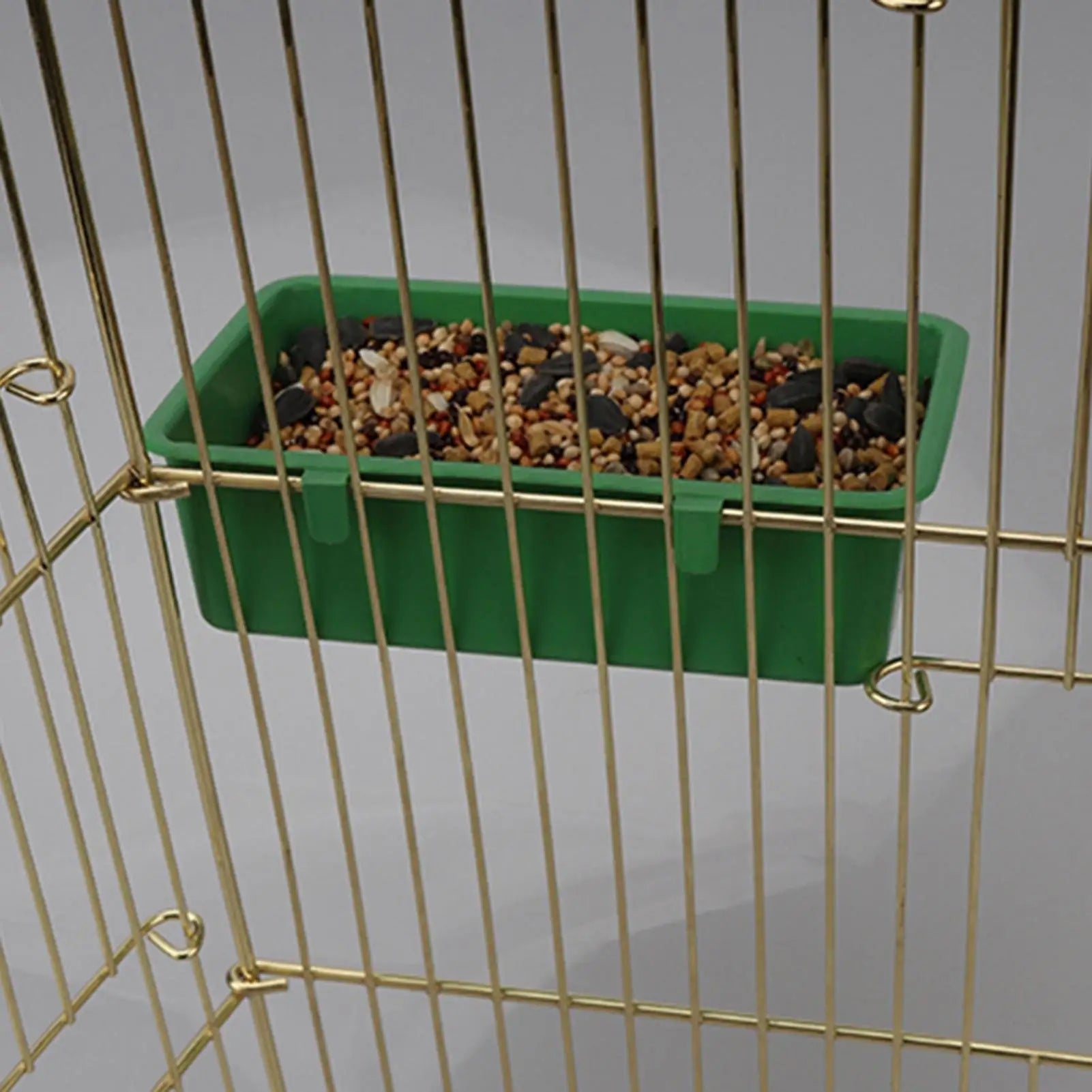 Bird Parrot Water Bath Tub Pet Bird Bowl Parrots Parakeet Birdbath Cage Hanging Small Parrot Cage Pet Bird Cage Accessories