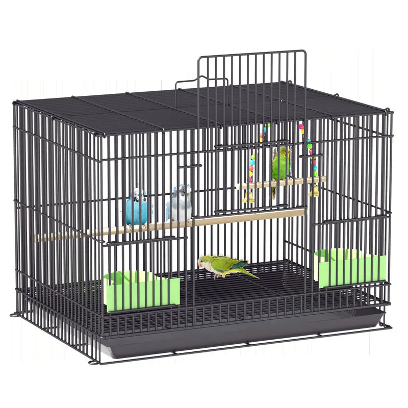 Giant Bird Cage for Parrots Cockatiels Pigeons and Rabbits Heavy Duty Metal Cage Home Use Large Capacity Easy Access Bird Cage