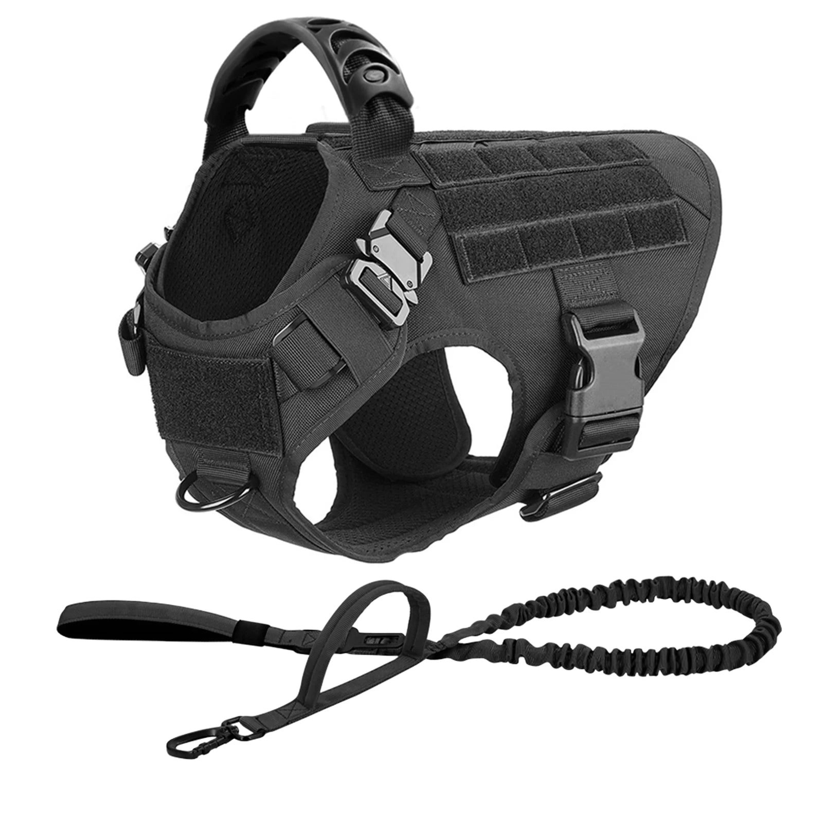 Dog Harness & Leash Set — Training Walking Vest for Medium & Large Dogs