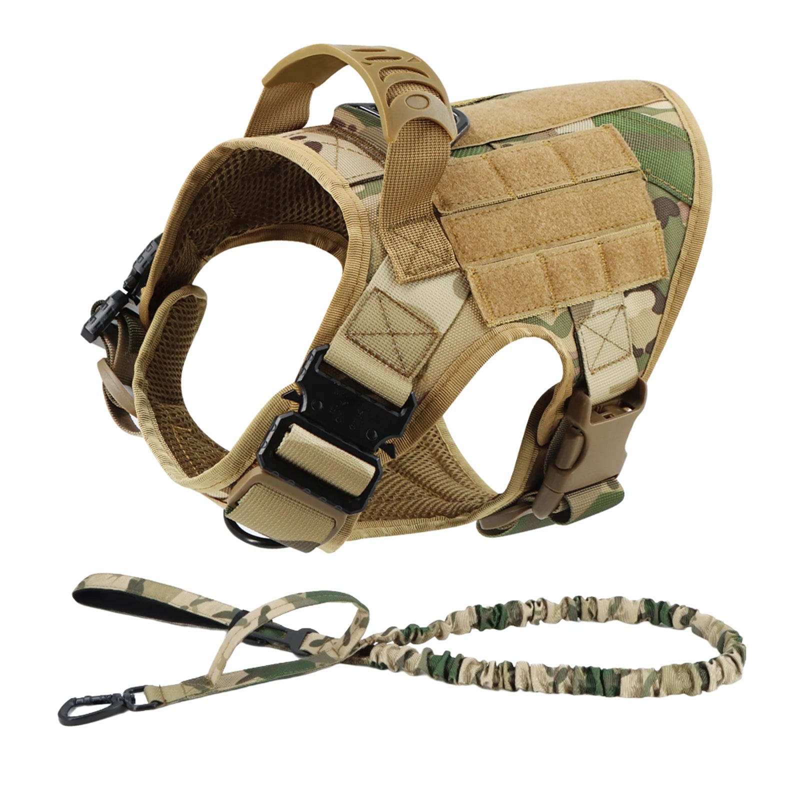 Dog Harness & Leash Set — Training Walking Vest for Medium & Large Dogs