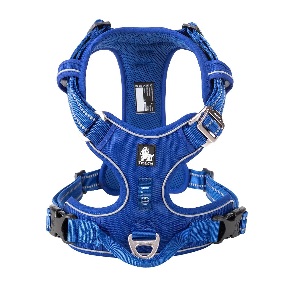 No-Pull Reflective Step-In Dog Harness — Adjustable & Comfortable