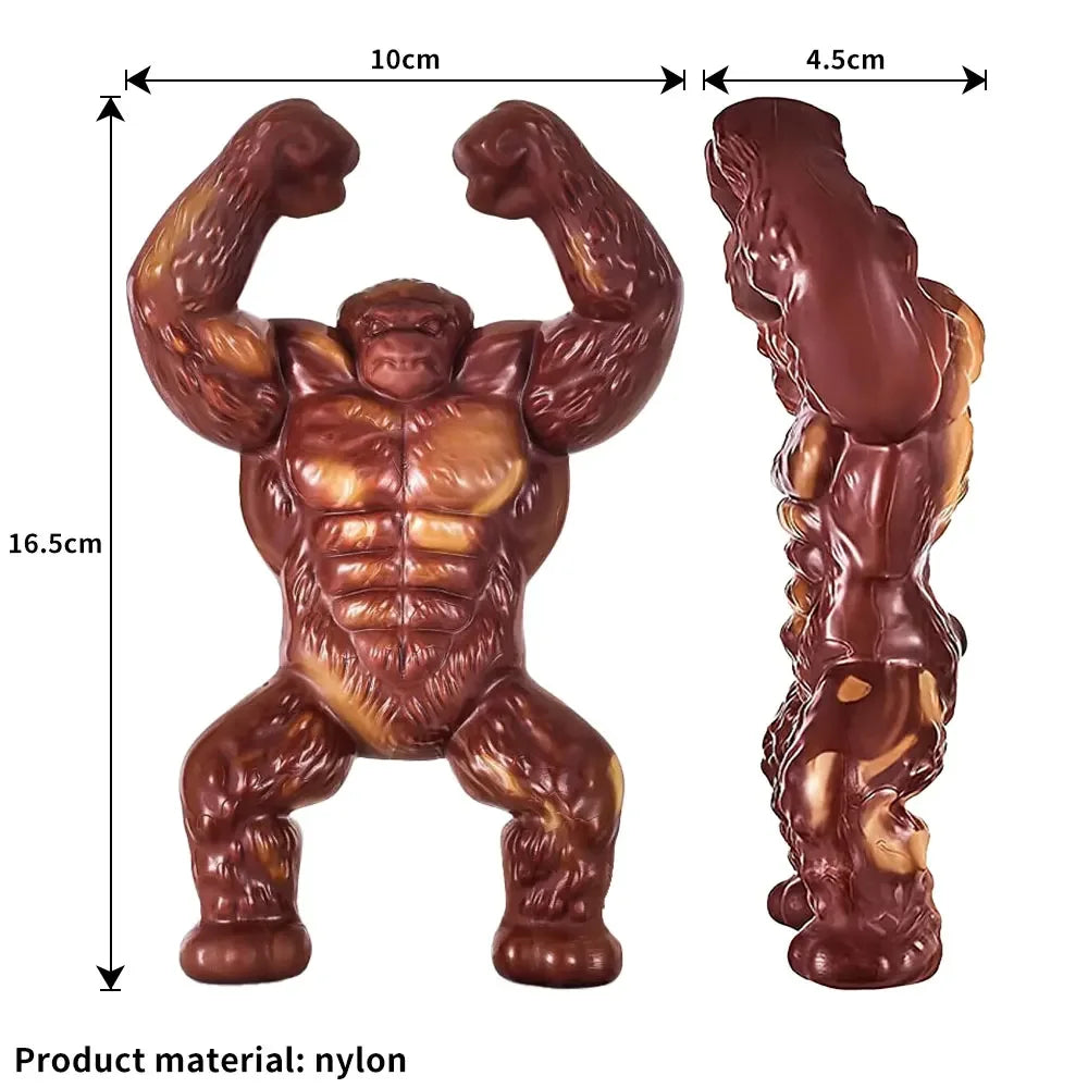 Indestructible Gorilla Dog Chew Toy for Aggressive Chewers