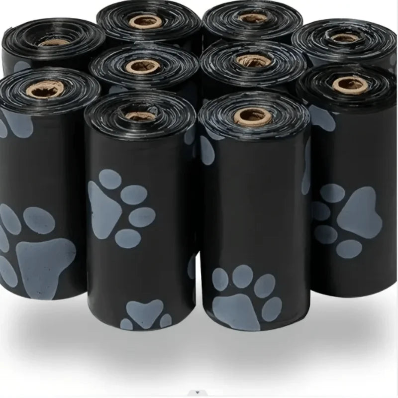 Thickened Pet Waste Bags for Dogs & Cats — 150 Bags / 10 Rolls