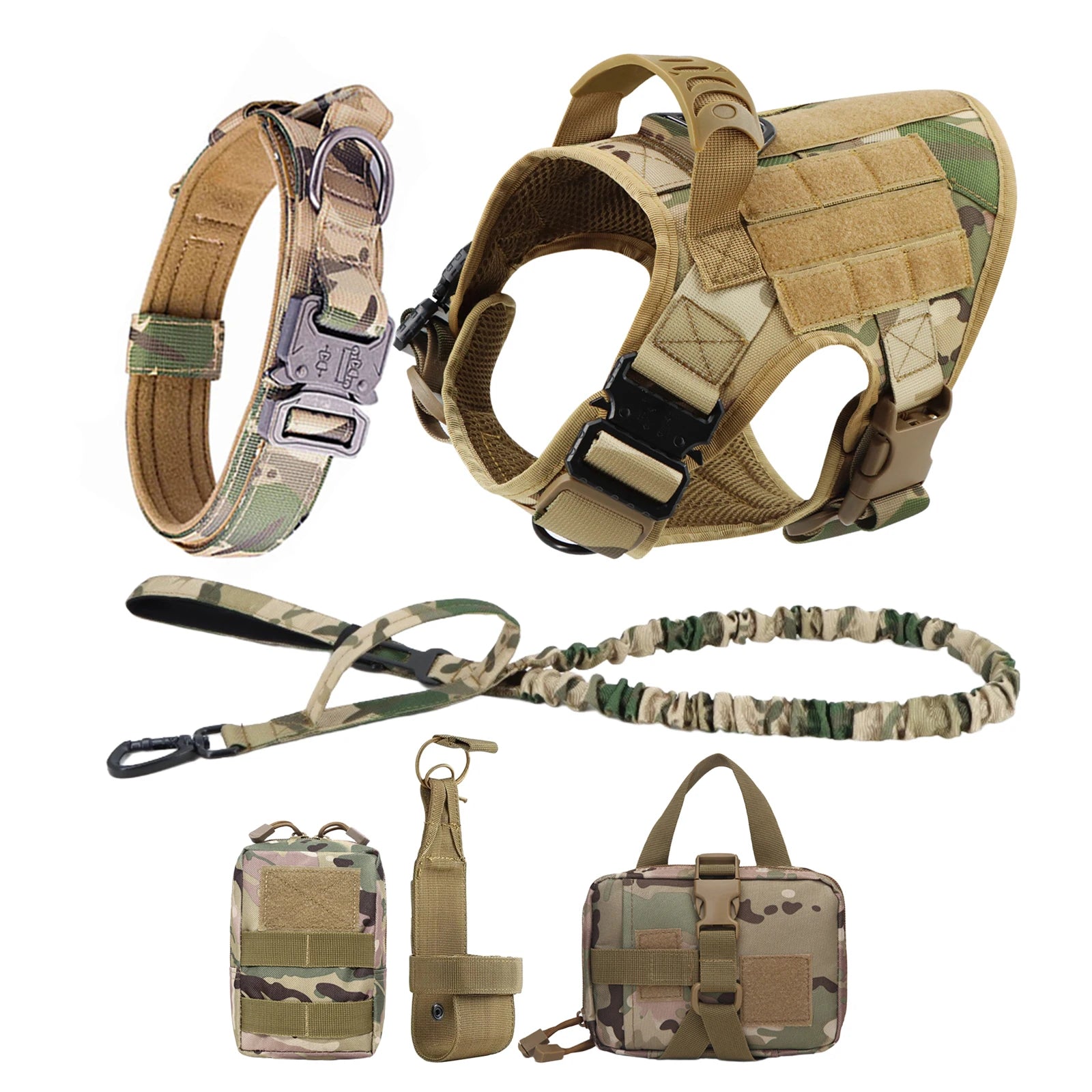 Dog Harness & Leash Set — Training Walking Vest for Medium & Large Dogs
