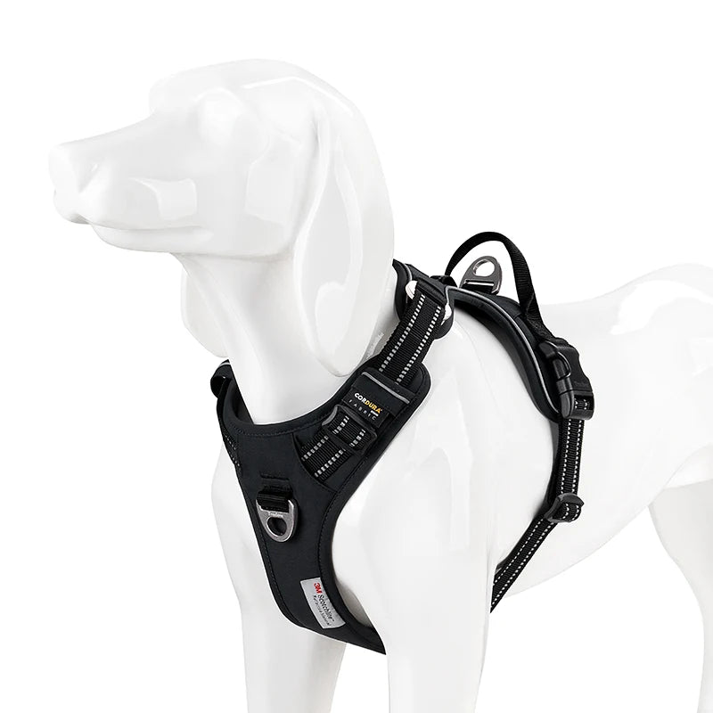 No-Pull Reflective Step-In Dog Harness — Adjustable & Comfortable