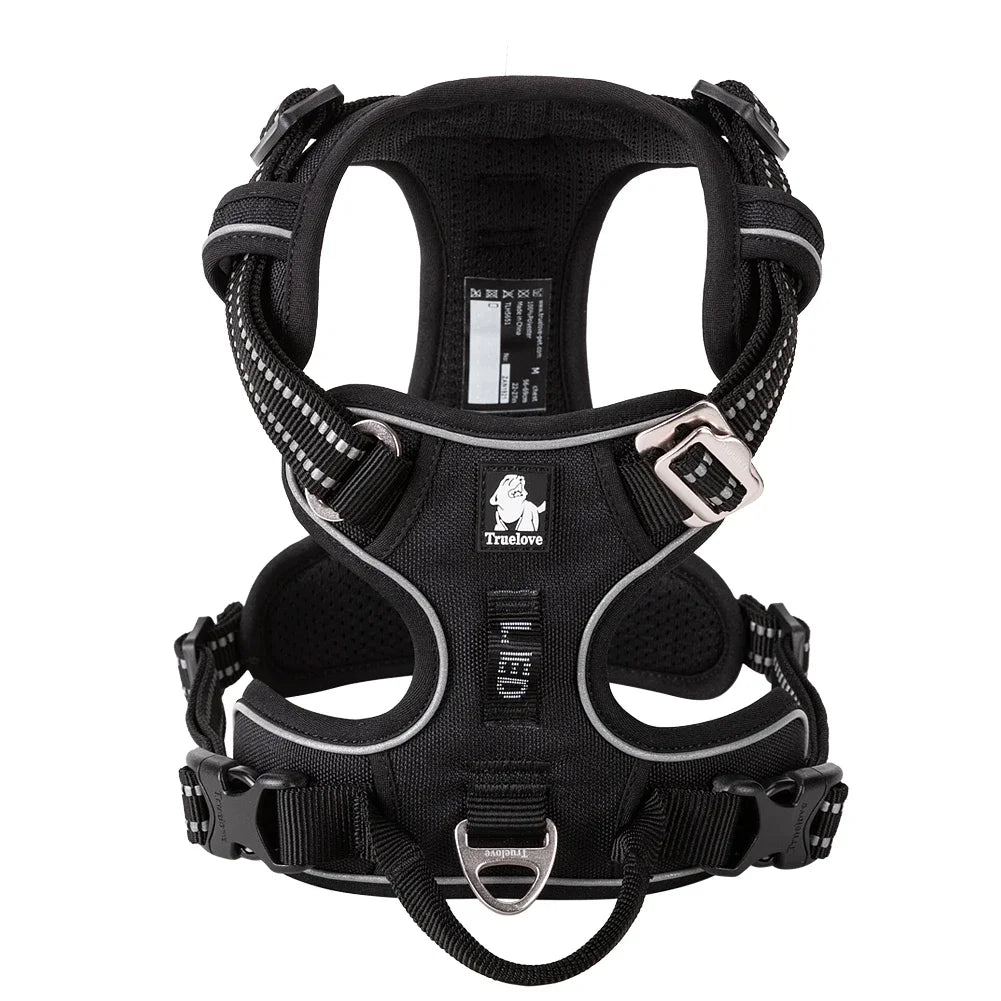 No-Pull Reflective Step-In Dog Harness — Adjustable & Comfortable