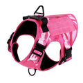 Military Tactical Dog Harness — Pink Camouflage Training Vest for Large & Medium Dogs