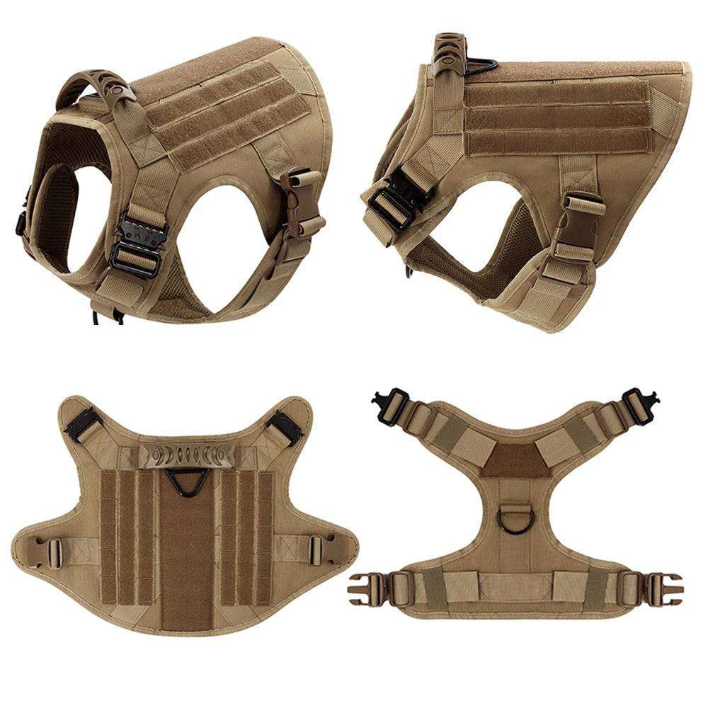 Dog Harness & Leash Set — Training Walking Vest for Medium & Large Dogs