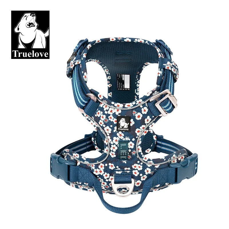 No-Pull Reflective Step-In Dog Harness — Adjustable & Comfortable