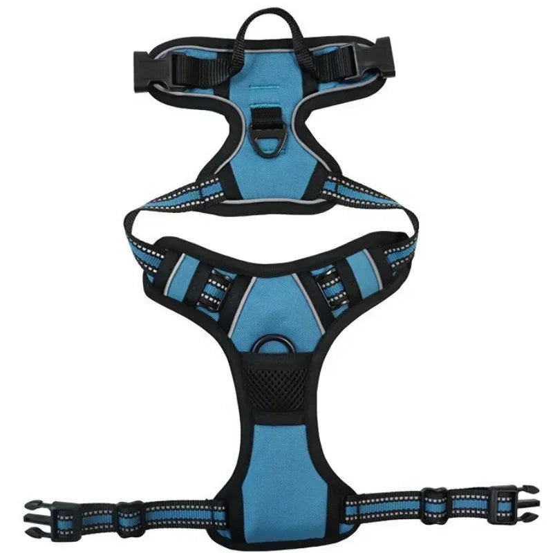 Reflective Breathable Vest Dog Harness for Small, Medium & Large Dogs