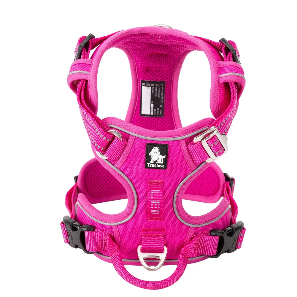 No-Pull Reflective Step-In Dog Harness — Adjustable & Comfortable