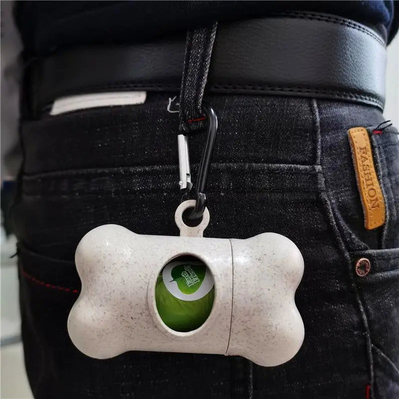 Dog Waste Bag Dispenser & Carrier with Poop Bags