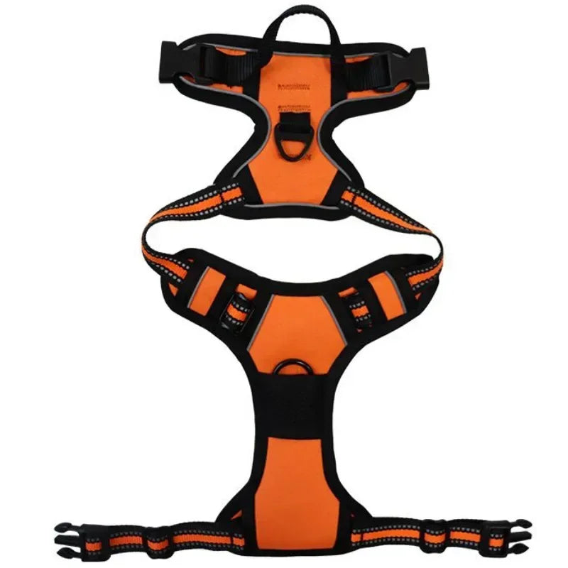Reflective Breathable Vest Dog Harness for Small, Medium & Large Dogs