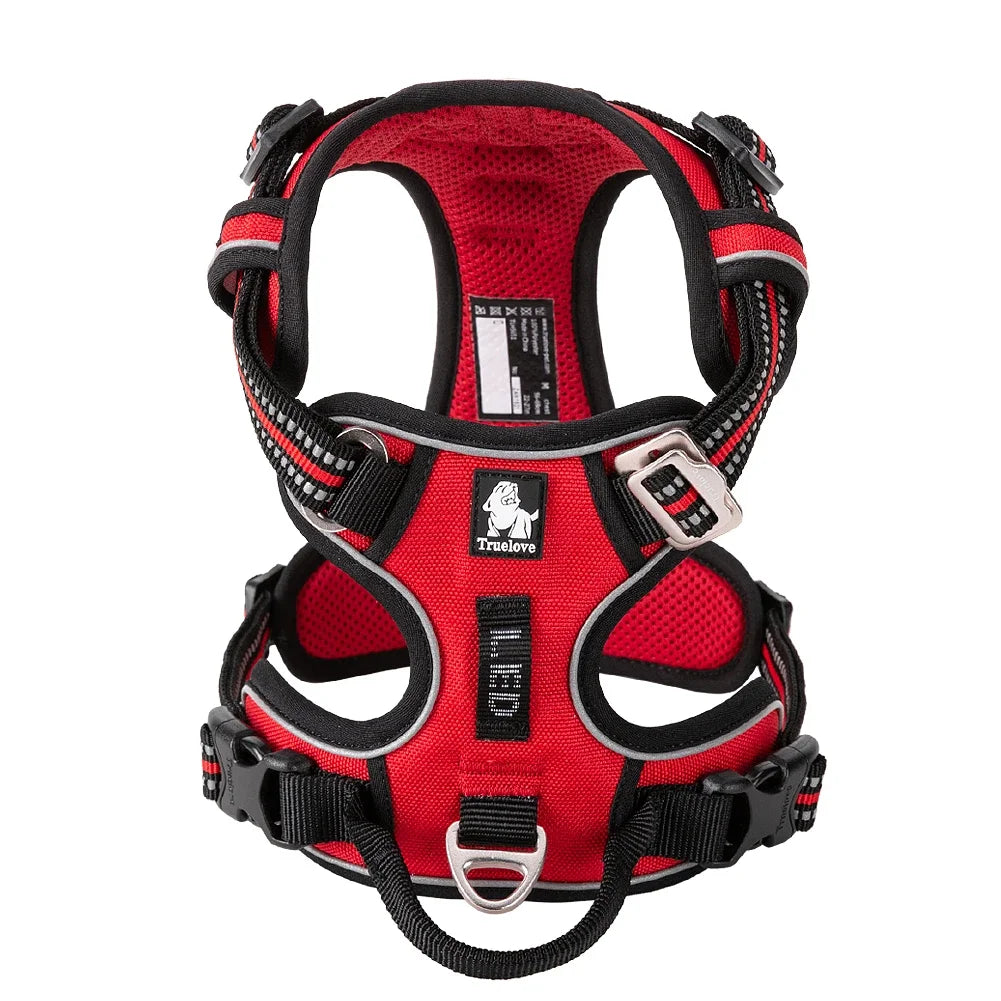 No-Pull Reflective Step-In Dog Harness — Adjustable & Comfortable