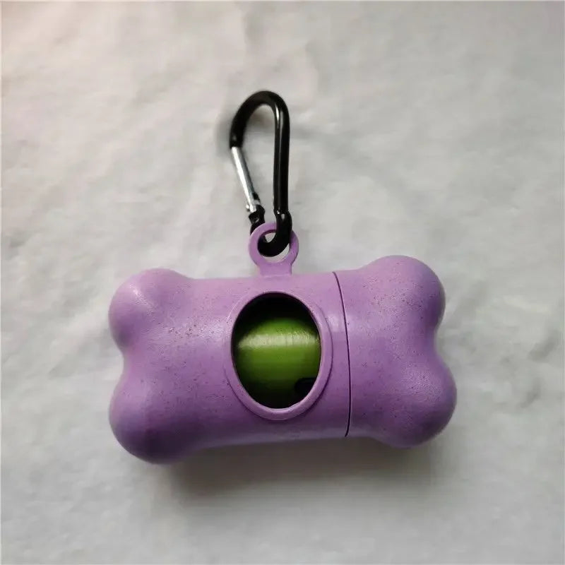 Dog Waste Bag Dispenser & Carrier with Poop Bags