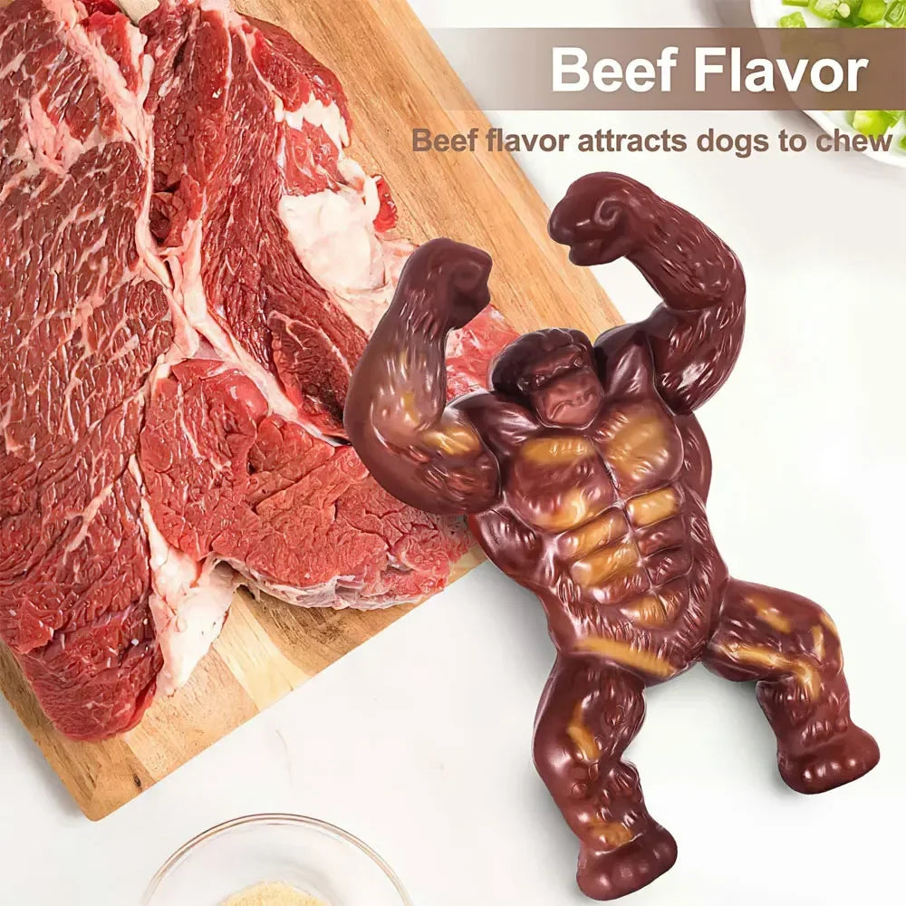 Indestructible Gorilla Dog Chew Toy for Aggressive Chewers