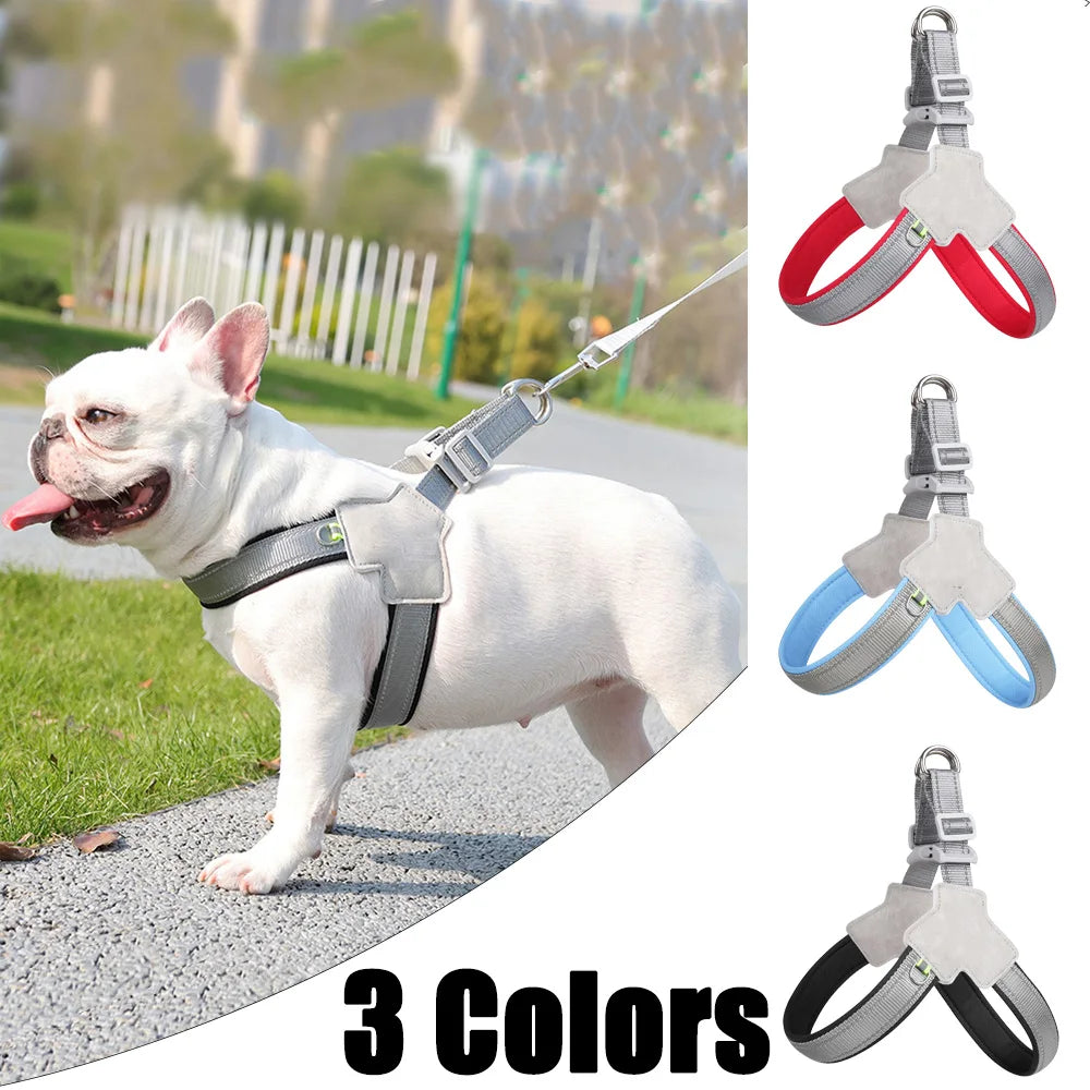 Adjustable Reflective Dog Harness for Small, Medium & Large Dogs