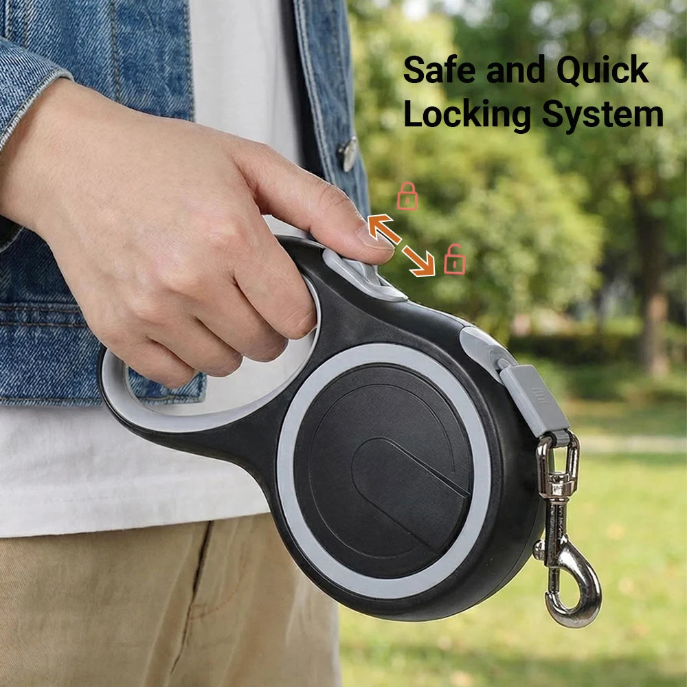 Retractable Dog Leash — Adjustable 5M/8M