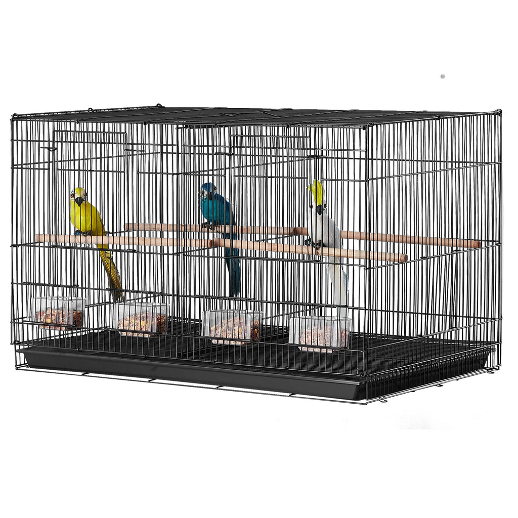Stackable Bird Travel Cage with Handle & Perch