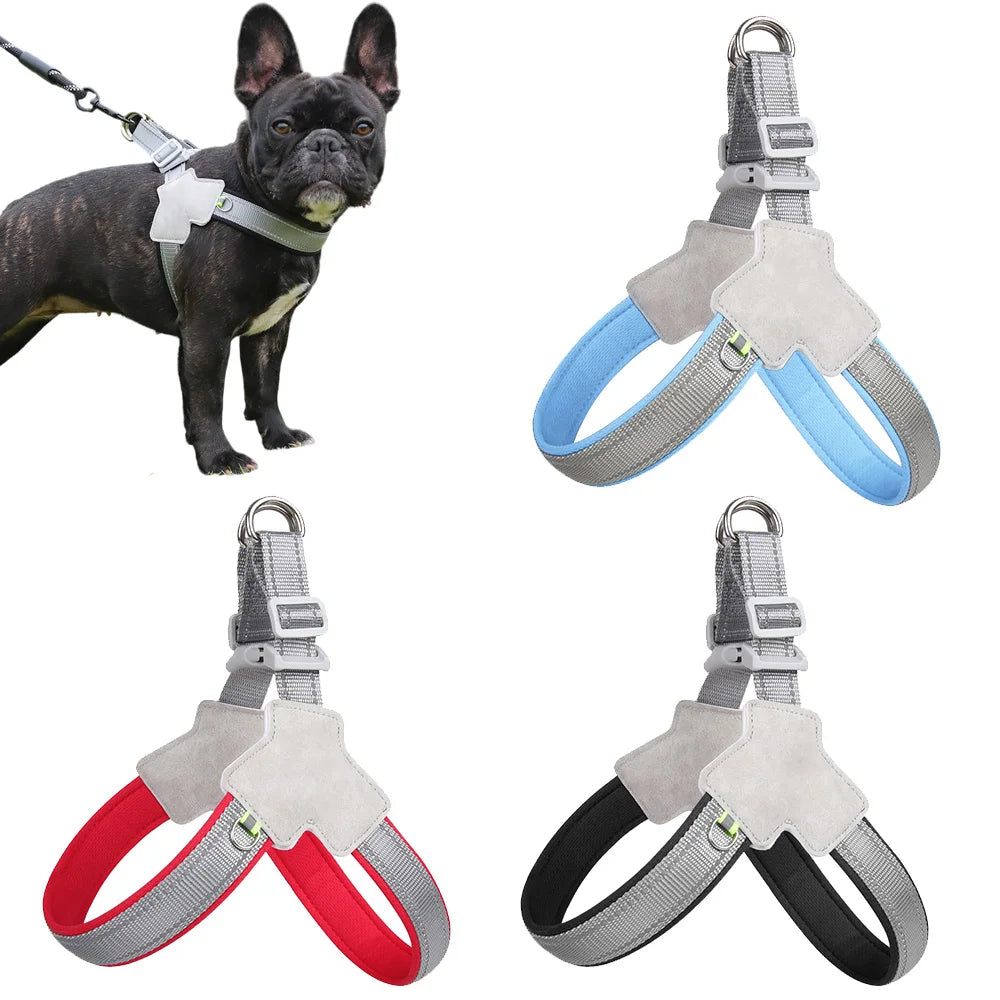 Adjustable Reflective Dog Harness for Small, Medium & Large Dogs