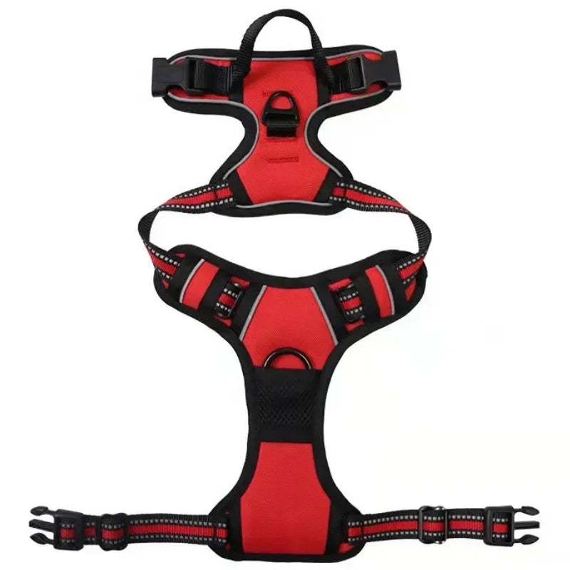 Reflective Breathable Vest Dog Harness for Small, Medium & Large Dogs