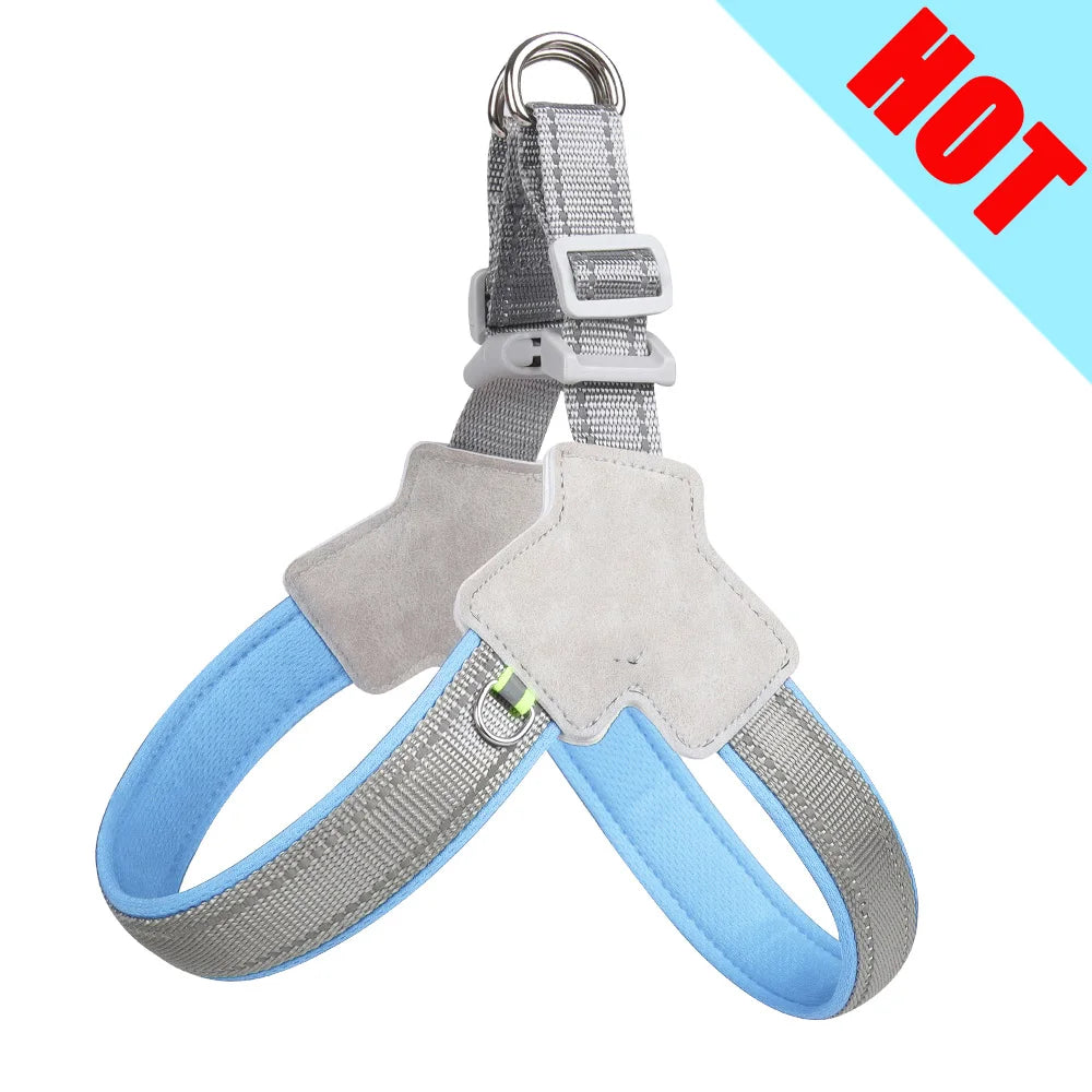 Adjustable Reflective Dog Harness for Small, Medium & Large Dogs