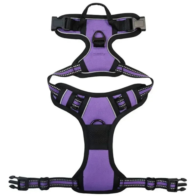 Reflective Breathable Vest Dog Harness for Small, Medium & Large Dogs