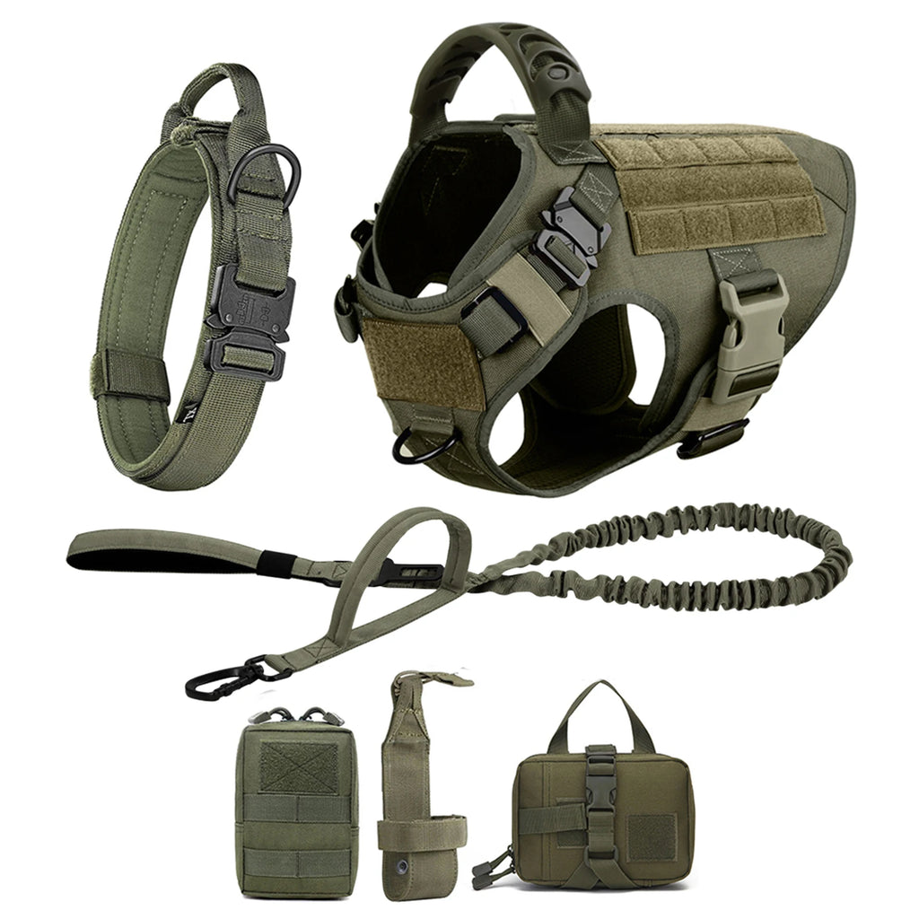Dog Harness & Leash Set — Training Walking Vest for Medium & Large Dogs