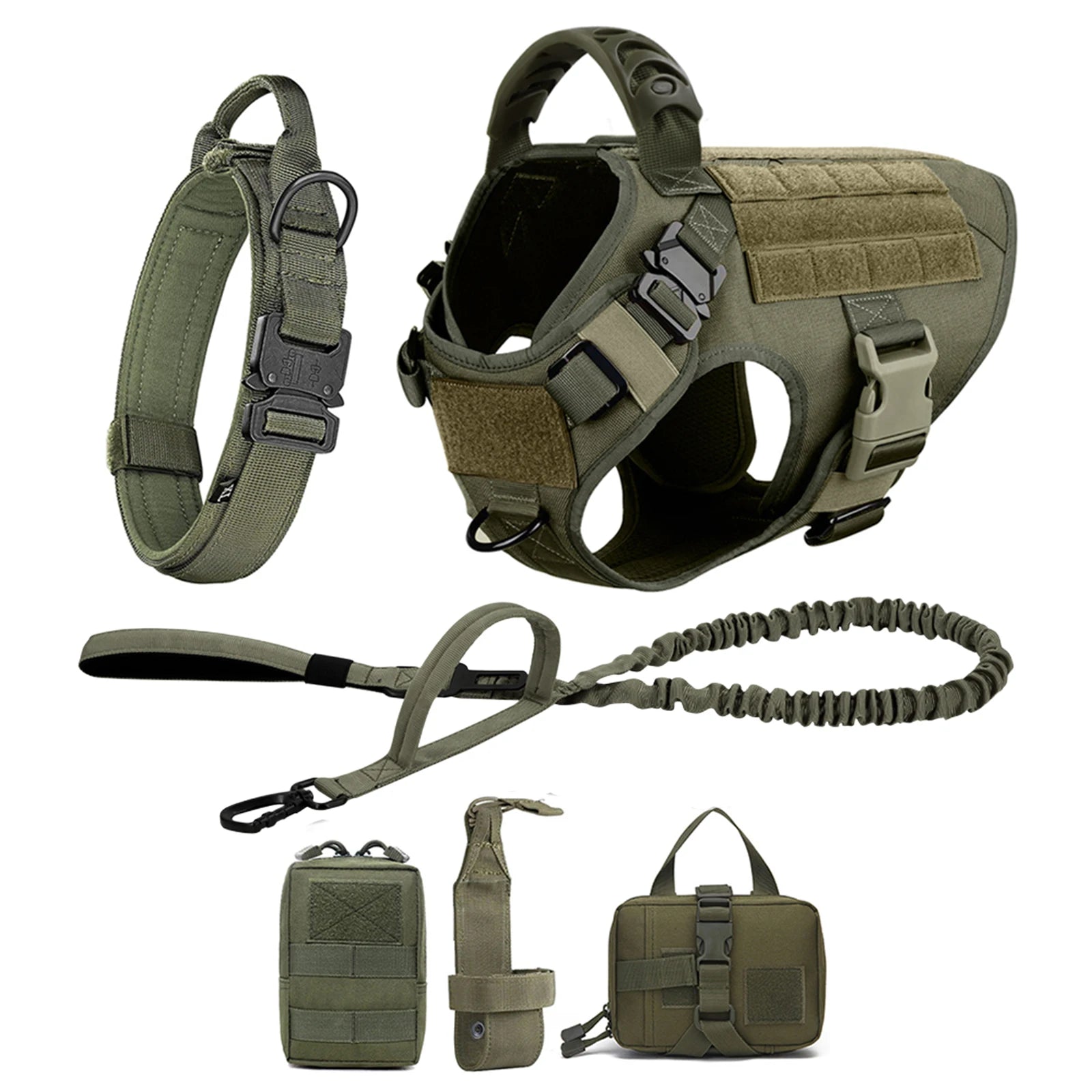 Dog Harness & Leash Set — Training Walking Vest for Medium & Large Dogs