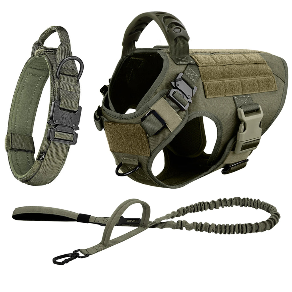 Dog Harness & Leash Set — Training Walking Vest for Medium & Large Dogs