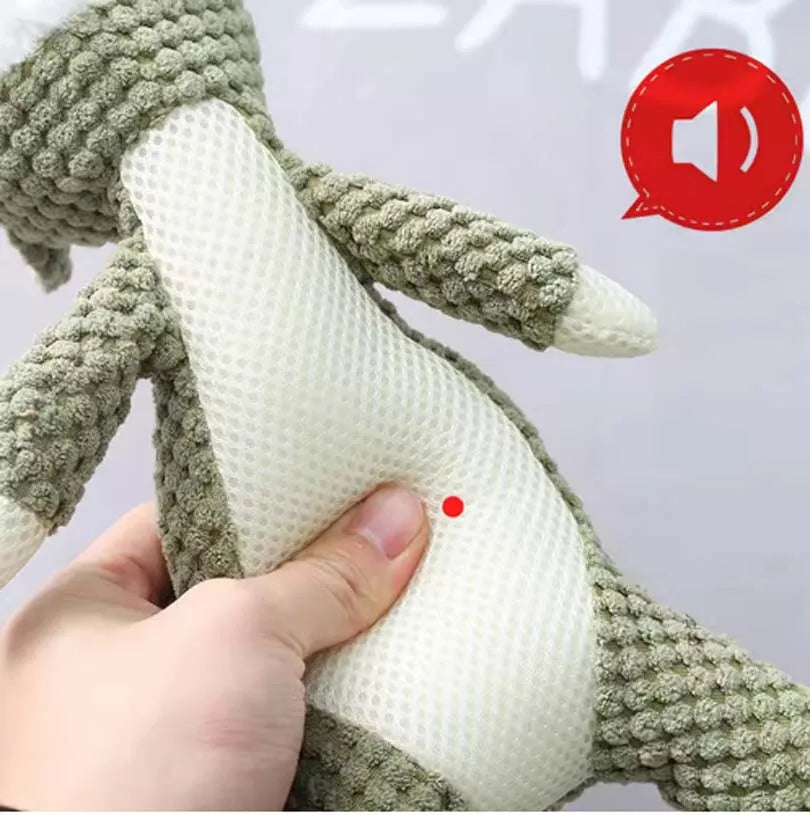 2025 Pet Dog Toys for Large Dogs Cute Plush Squeak Fleece Durable Chewing Cute Soft Pet Molar Toys Dogs Accessories 100K+ simila